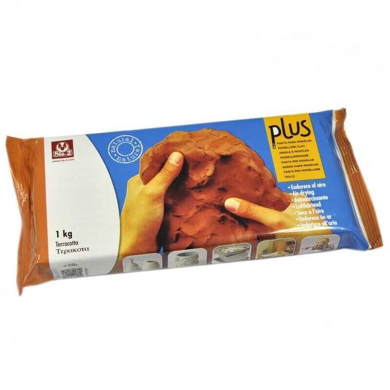 Sio-2 Ceramic Clay Color Plus 1000 gr Terracotta - 1