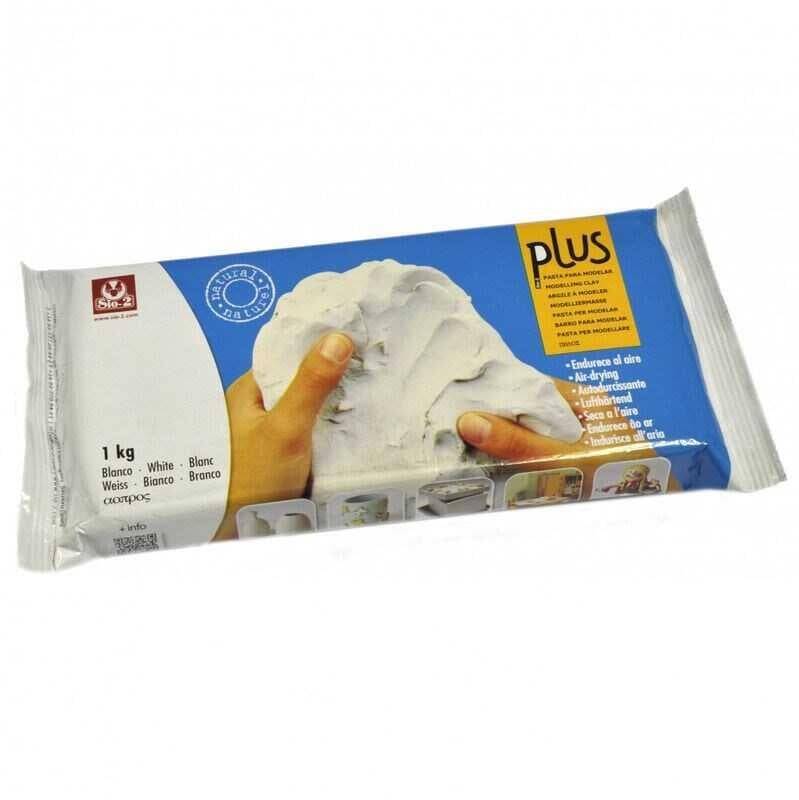 Sio-2 Ceramic Clay Color Plus 1000 gr White - 1