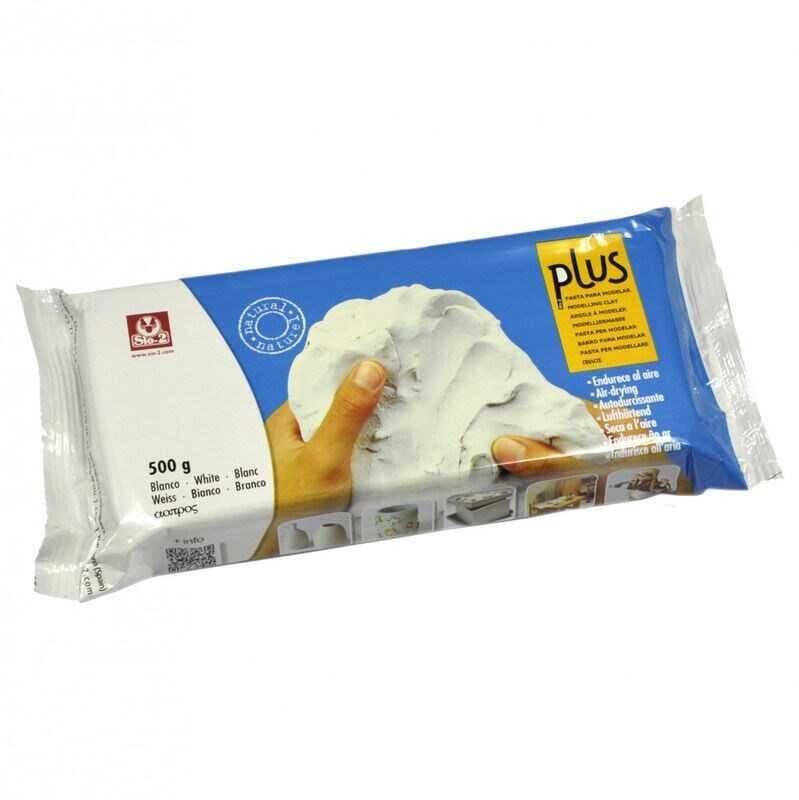 Sio-2 Ceramic Clay Color Plus 500 gr White - 1