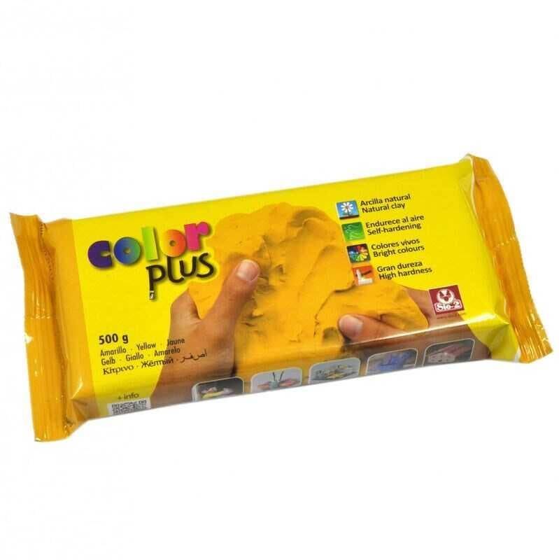 Sio-2 Ceramic Clay Color Plus 500 gr Yellow - 1