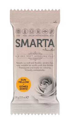 Smarta Air Dry Modelling Dough 100g Sunny Yellow - 1