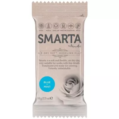 Smarta Air Drying Modeling Dough 100g Blue - 1