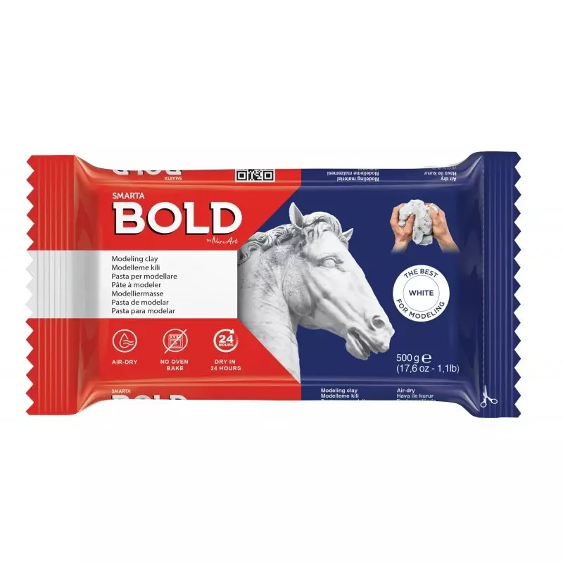 Smarta Clay Bold White 500 gr - 1