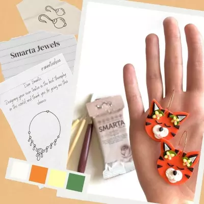 Smarta Havayla Kuruyan Model Hamuru 100gr Fuşya (1)