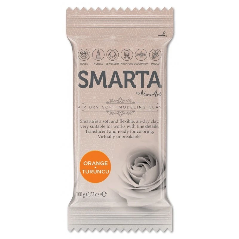 Smarta Havayla Kuruyan Model Hamuru 100gr Turuncu - 1