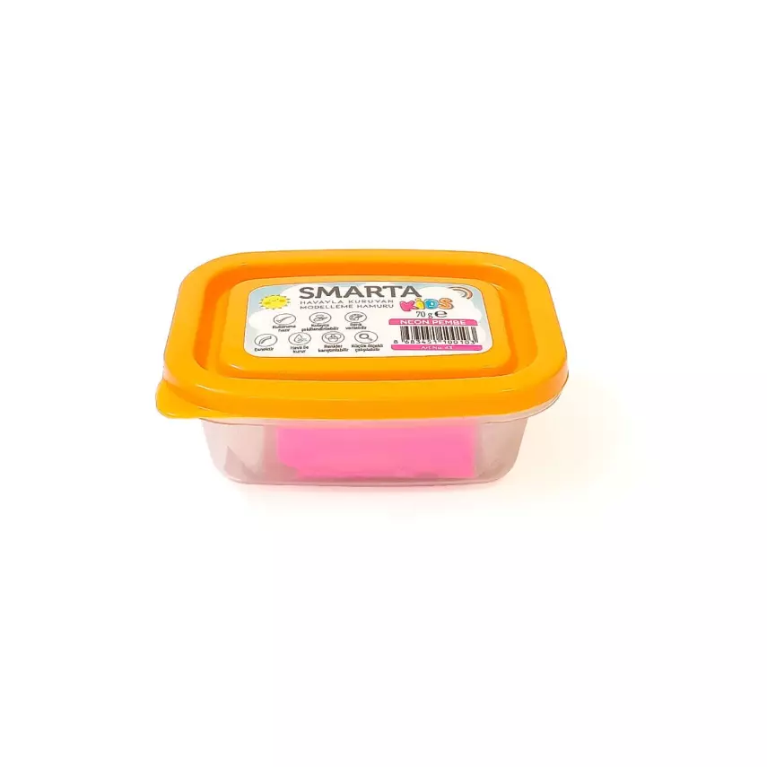 Smarta Kids Air Dry Modeling Dough 70 gr Neon Pink 43 - 1