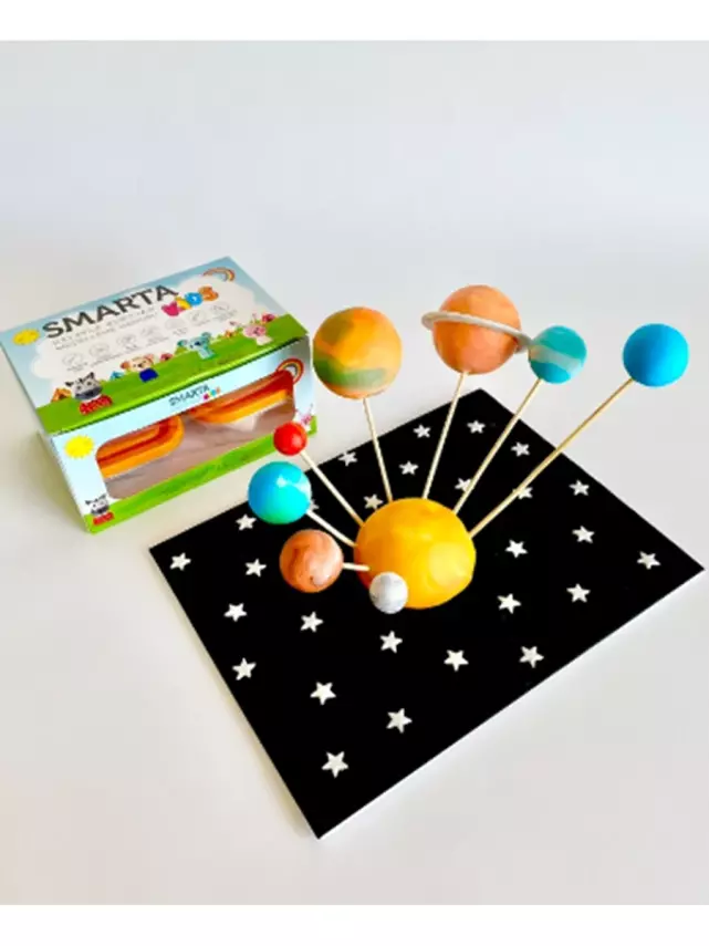 Smarta Kids Air Dry Modeling Dough 70g Green 38 - 3