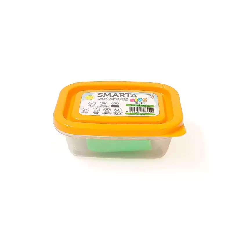 Smarta Kids Air Dry Modeling Dough 70g Neon Green 44 - 1