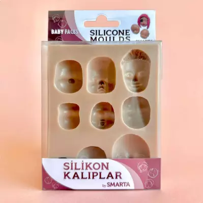 Smarta Silicone Mold Baby Faces SK1013019