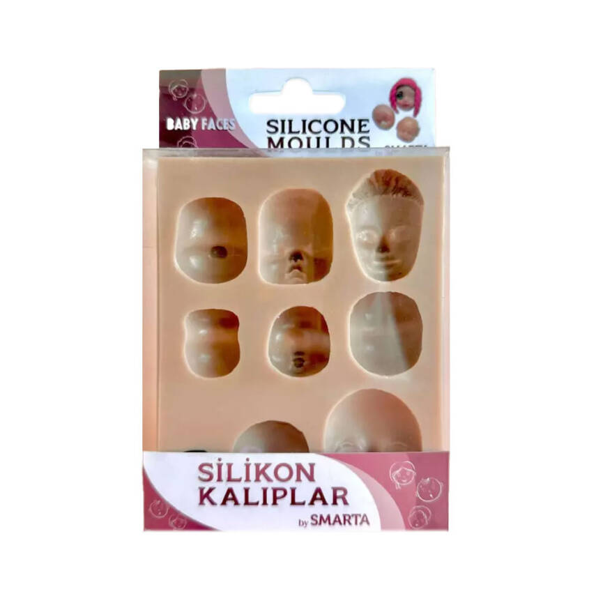 Smarta Silicone Mold Baby Faces SK1013019 - 1