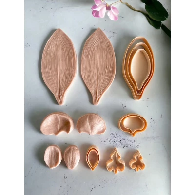 Smarta Silicone Mold Flowers Orchid Leaf SK1013073 (1)