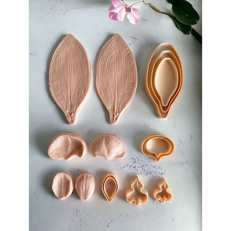 Smarta Silicone Mold Flowers Orchid Leaf SK1013073 - 2