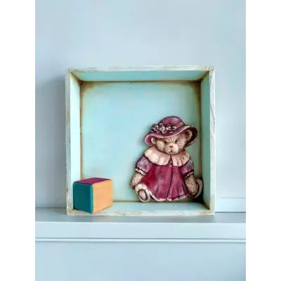 Smarta Silicone Mold Mother Bear SK1013052 (1)