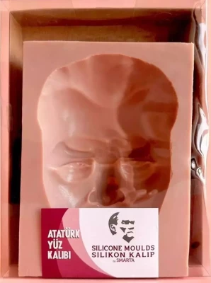 Smarta Silikon Kalıp Atatürk Yüz Kalıbı SK1013064 - 1