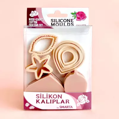 Smarta Silikon Kalıp Çiçekler Gül Yaprak SK1013023 - 1