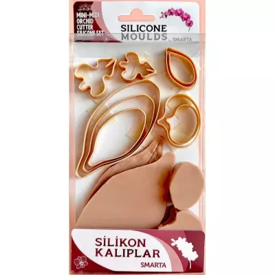 Smarta Silikon Kalıp Çiçekler Orkide Yaprak SK1013073 - 1
