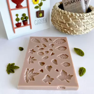 Smarta Silikon Kalıp Minik Yapraklar SK1013012 - 2