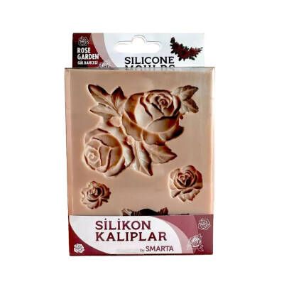 Smarta Silikon Kalıp Mobilya Süsleme Gül Bahçesi SK1013068