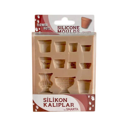 Smarta Silikon Kalıp Saksılar SK1013002