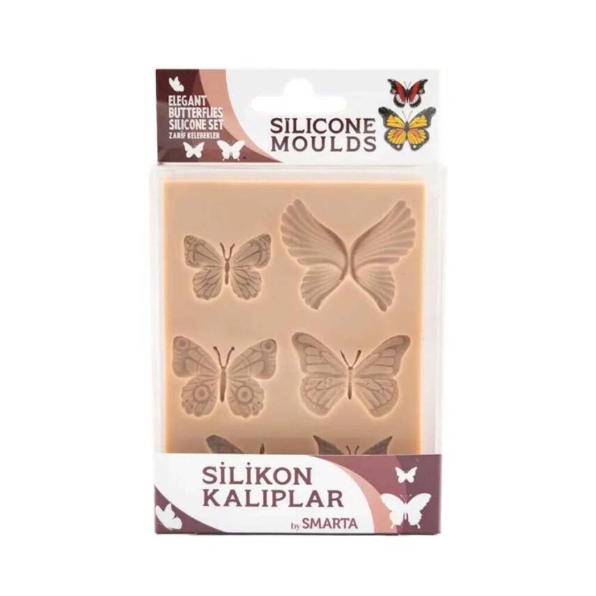 Smarta Silikon Kalıp Zarif Kelebekler SK1013100 - 1