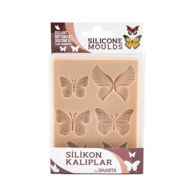 Smarta Silikon Kalıp Zarif Kelebekler SK1013100