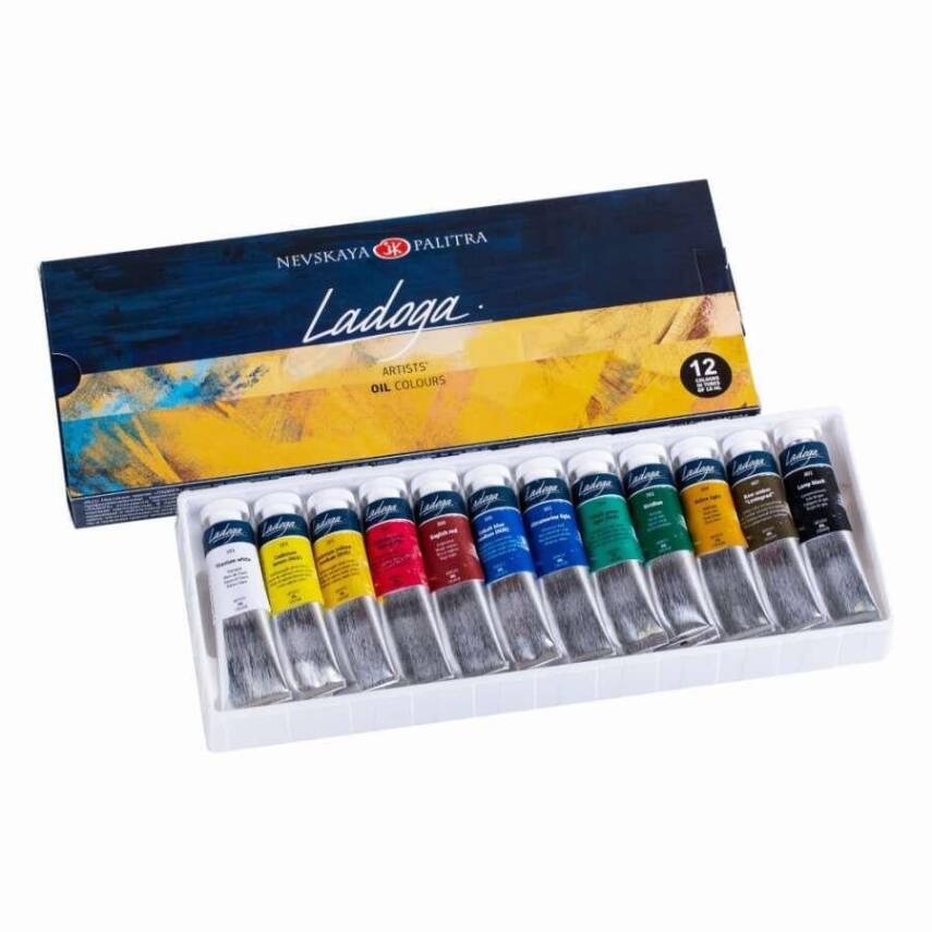 St. Petersburg Ladoga Oil Paint Set 12x18 ml - 3