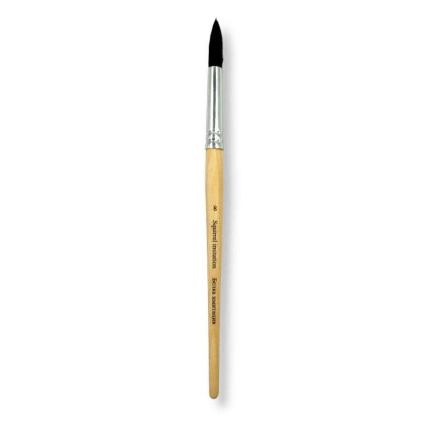 St. Petersburg Synthetic Squirrel Hair Round Tip Brush No: 8 - 1