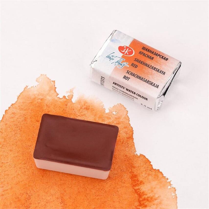 St. Petersburg White Nights 1/1 Full Pan Watercolor 311 Shaknazarskaya Red - 2