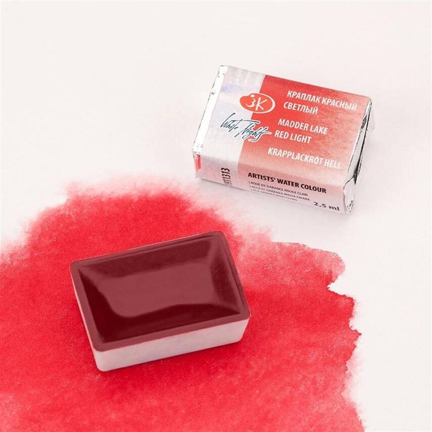 St. Petersburg White Nights 1/1 Full Pan Watercolor 313 Madder Lake Red - 2