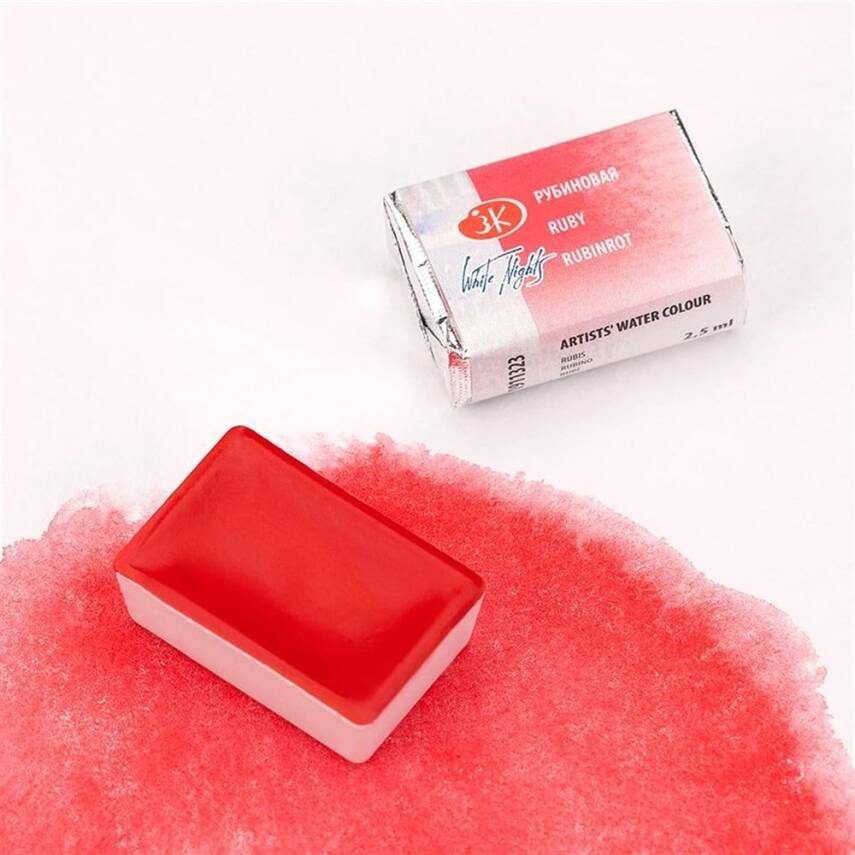 St. Petersburg White Nights 1/1 Full Pan Watercolor 323 Ruby - 2