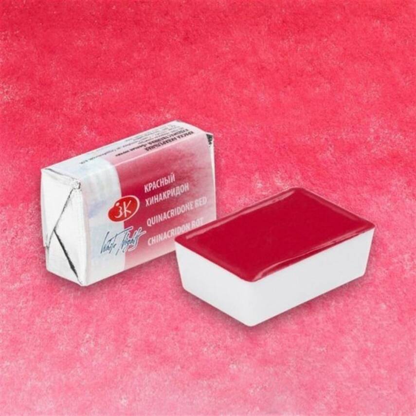 St. Petersburg White Nights 1/1 Full Pan Watercolor 357 Quinacridone Red - 1