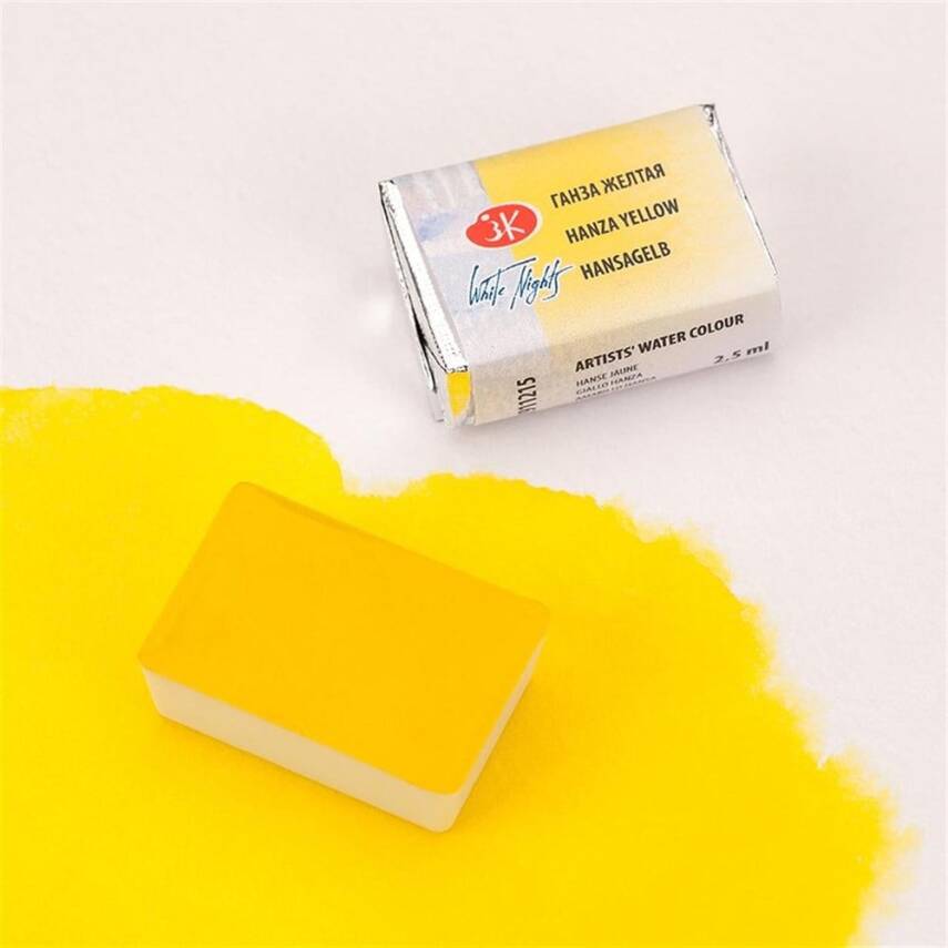 St. Petersburg White Nights 1/1 Tam Tablet Sulu Boya 215 Hanza Yellow - 2