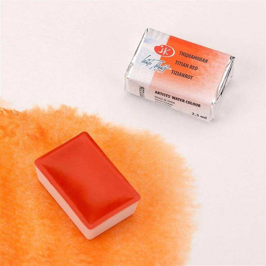 St. Petersburg White Nights 1/1 Tam Tablet Sulu Boya 226 Titian Red - 2