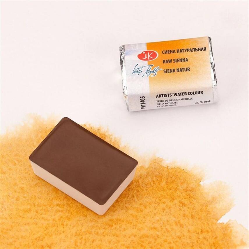 St. Petersburg White Nights 1/1 Tam Tablet Sulu Boya 405 Raw Sienna - 2