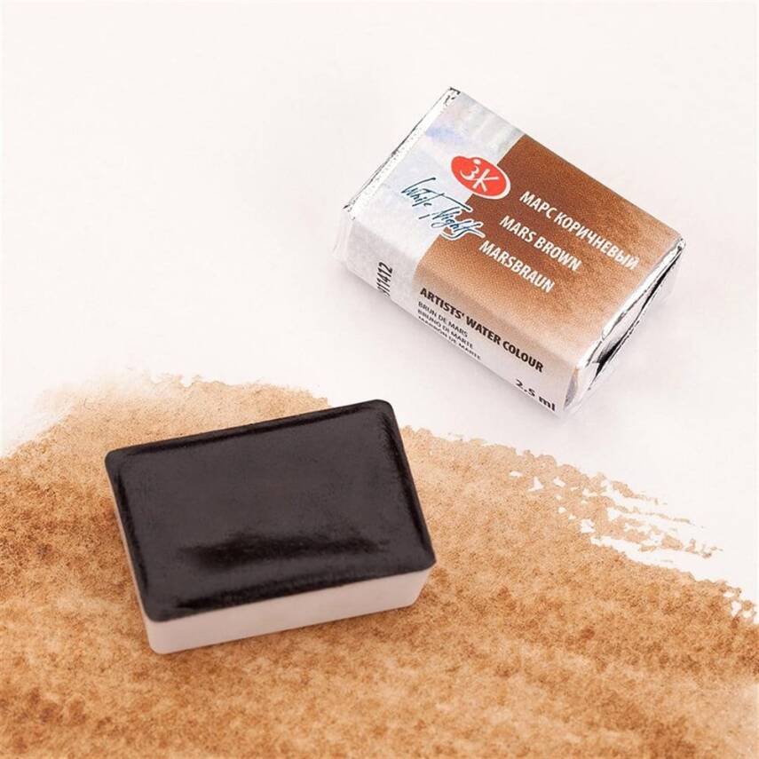 St. Petersburg White Nights 1/1 Tam Tablet Sulu Boya 412 Mars Brown - 2