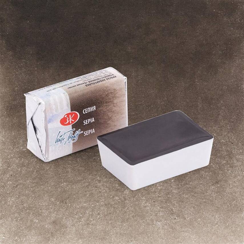 St. Petersburg White Nights 1/1 Tam Tablet Sulu Boya 413 Sepia - 1