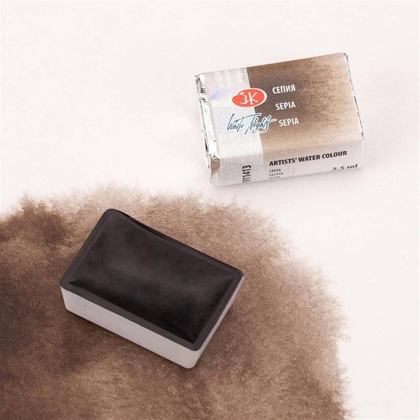 St. Petersburg White Nights 1/1 Tam Tablet Sulu Boya 413 Sepia - 2