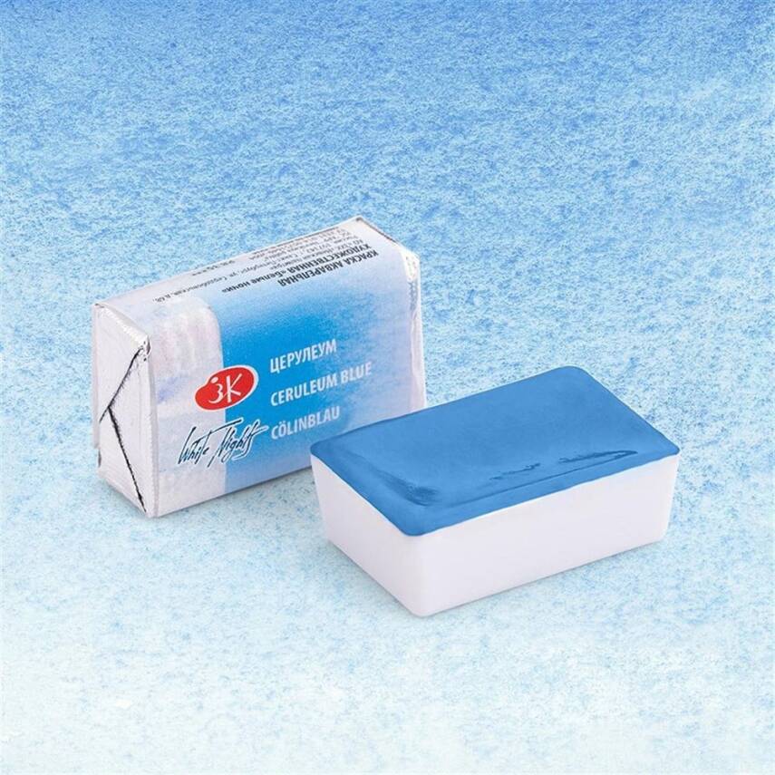 St. Petersburg White Nights 1/1 Tam Tablet Sulu Boya 503 Ceruleum Blue - 1