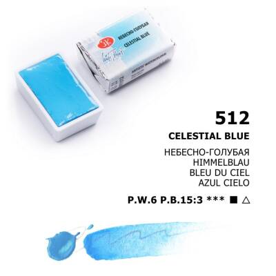 St. Petersburg White Nights 1/1 Tam Tablet Sulu Boya 512 Celestial Blue