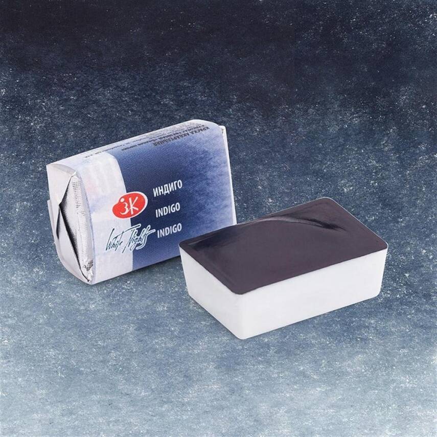 St. Petersburg White Nights 1/1 Tam Tablet Sulu Boya 516 Indigo - 1