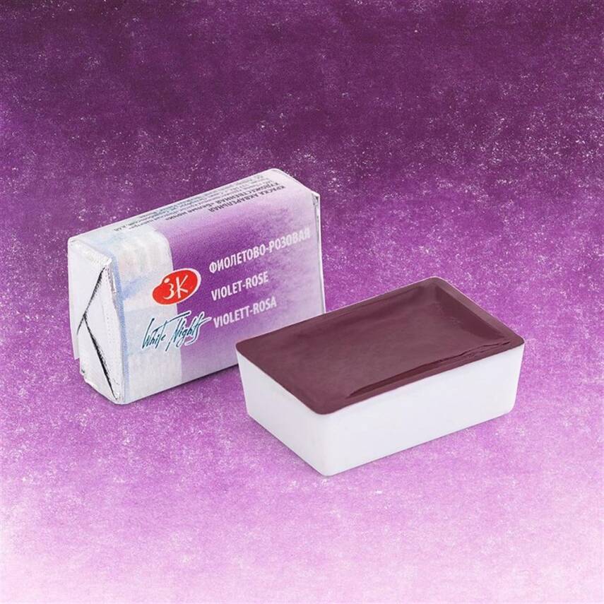 St. Petersburg White Nights 1/1 Tam Tablet Sulu Boya 608 Violet-Rose - 1