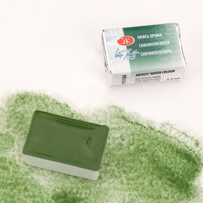 St. Petersburg White Nights 1/1 Tam Tablet Sulu Boya 704 Oxide Of Chromium - 2