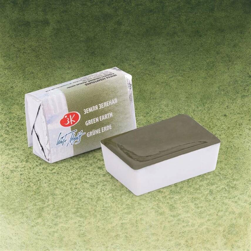 St. Petersburg White Nights 1/1 Tam Tablet Sulu Boya 730 Green Earth - 1