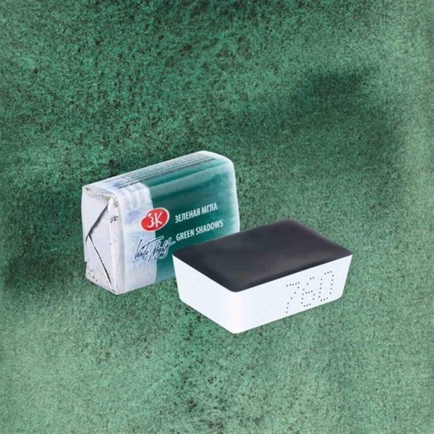 St. Petersburg White Nights 1/1 Tam Tablet Sulu Boya 760 Green Shadows - 2