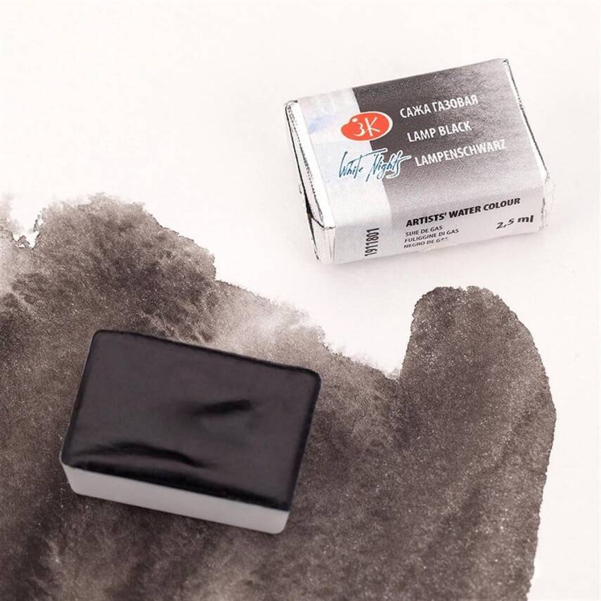 St. Petersburg White Nights 1/1 Tam Tablet Sulu Boya 801 Lamp Black - 2