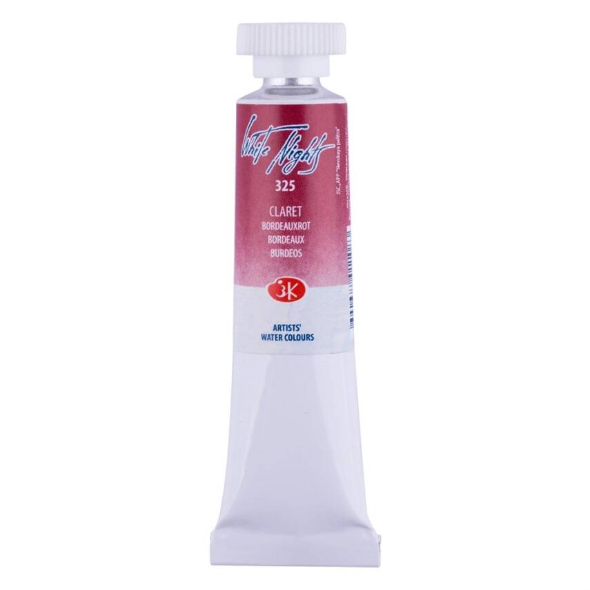 St. Petersburg White Nights Tube Watercolor 10 ml 325 Claret - 1