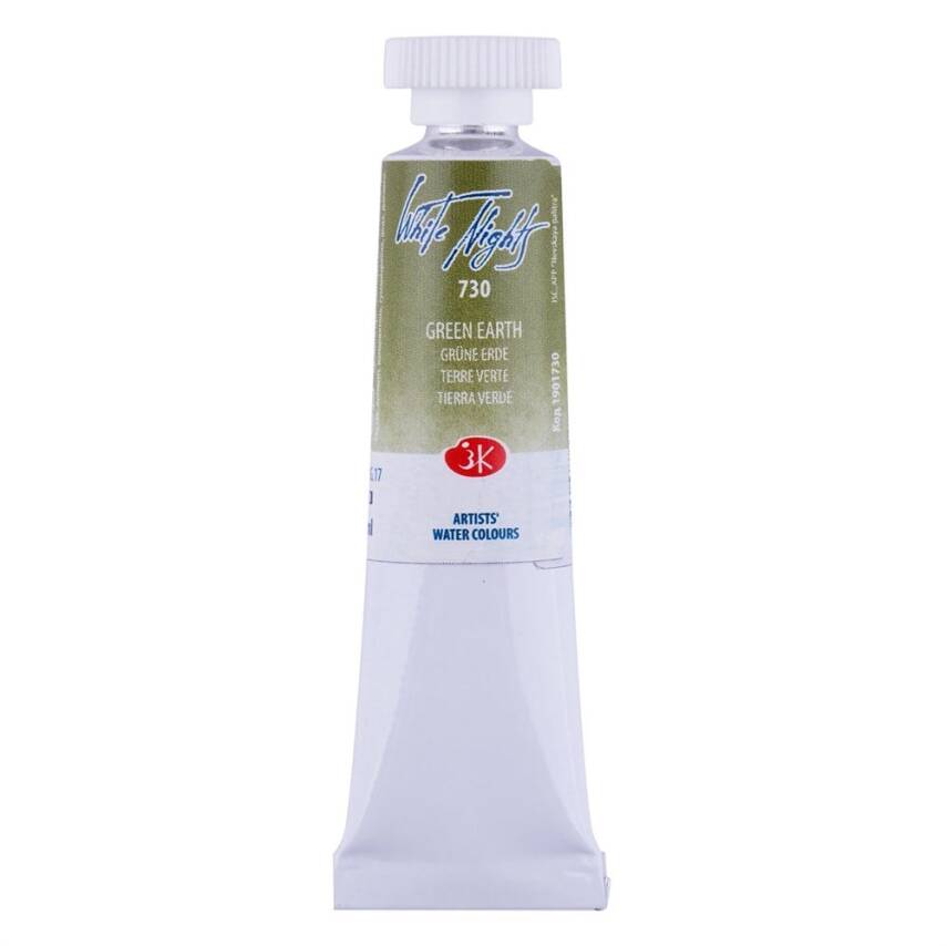 St. Petersburg White Nights Tube Watercolor 10 ml 730 Green earth - 1