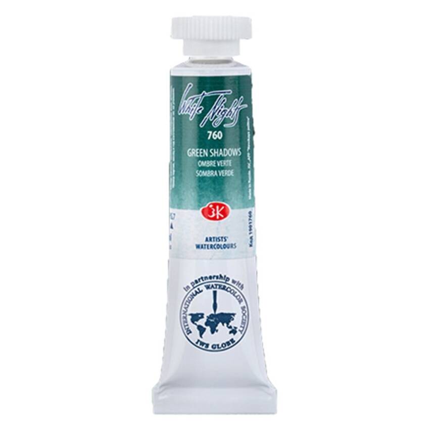 St. Petersburg White Nights Tube Watercolor 10 ml 760 Green Shadows - 1