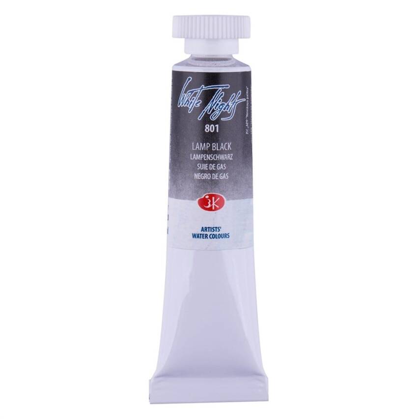 St. Petersburg White Nights Tube Watercolor 10 ml 801 Lamp black - 1
