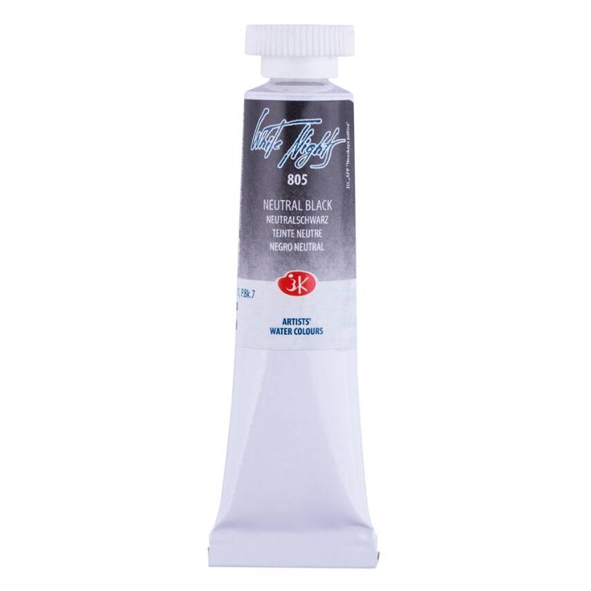 St. Petersburg White Nights Tüp Sulu Boya 10 ml 805 Neutral black - 1